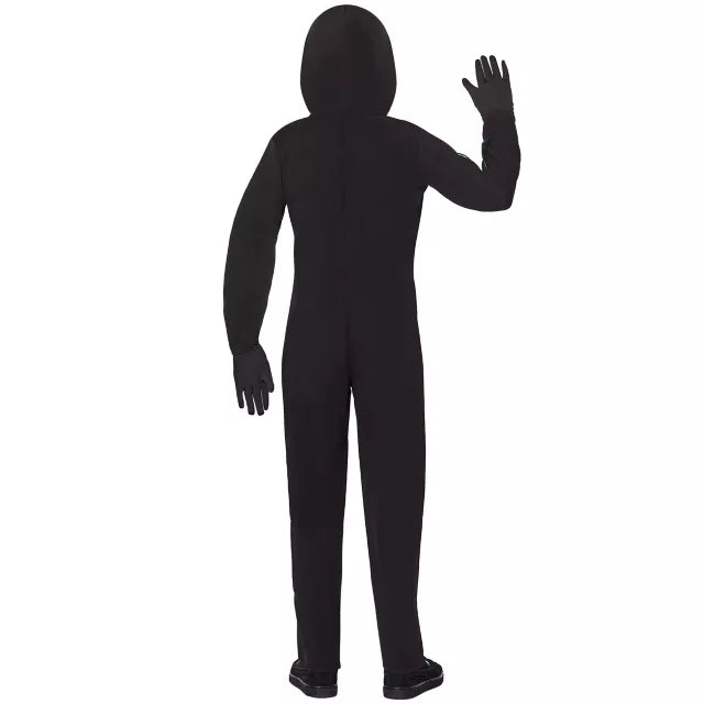 Kids Light-Up EL Wire Green Stick Figure Costume