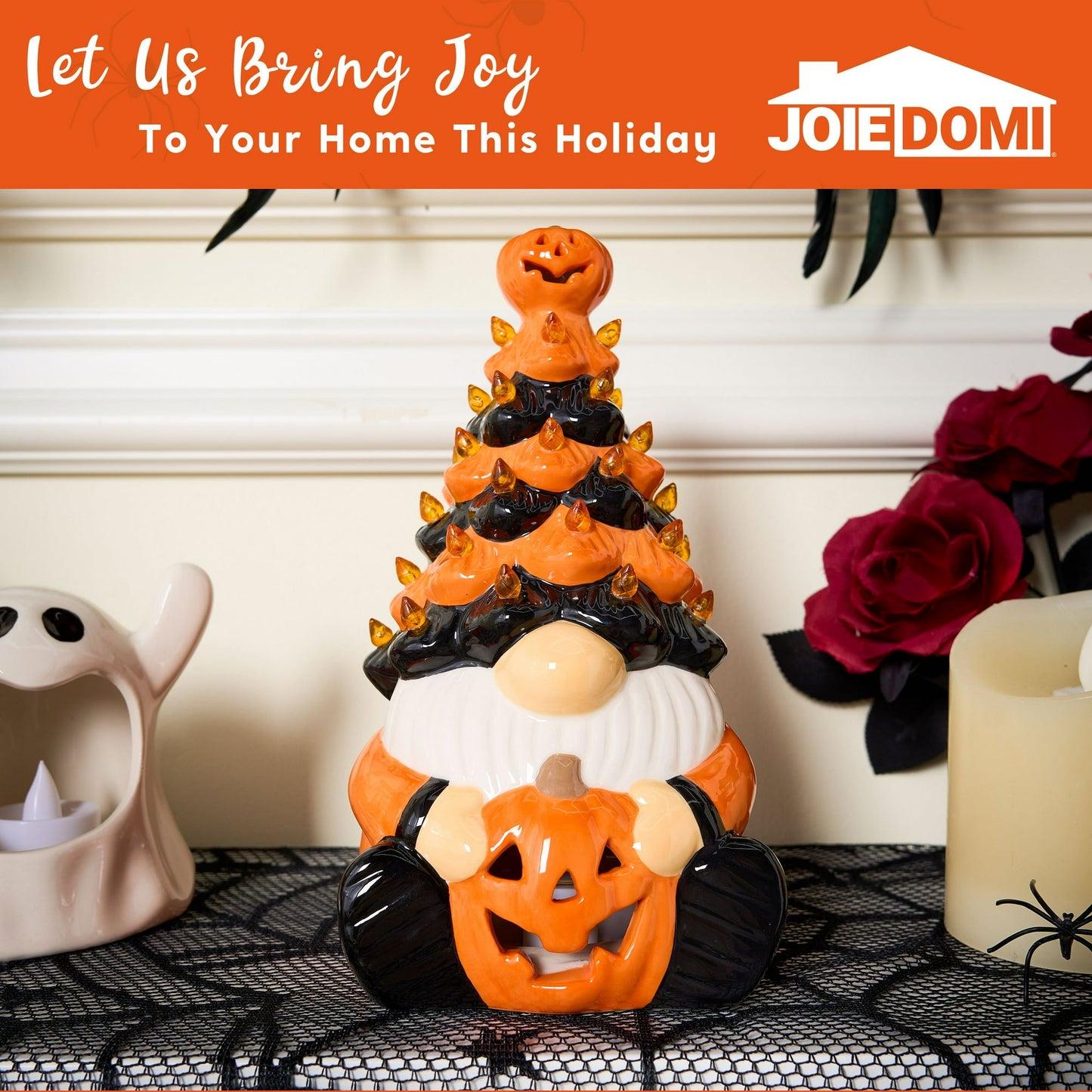 SYNCFUN Halloween Decorations Ceramic