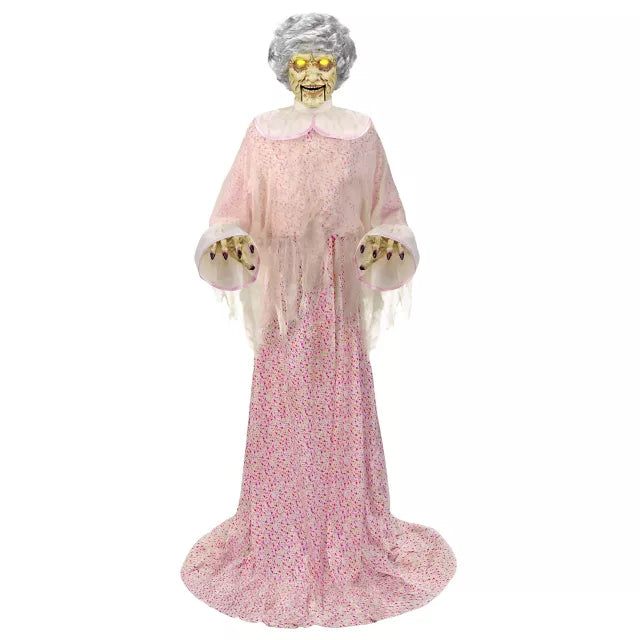 5 Ft 8 In Twisted Grandma Animatronic