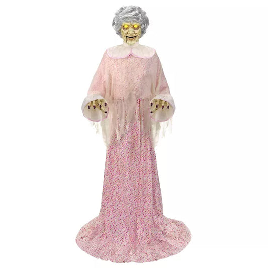 5 Ft 8 In Twisted Grandma Animatronic
