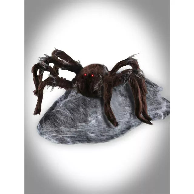 21 In LED Brown Jumping Spider Animatronic