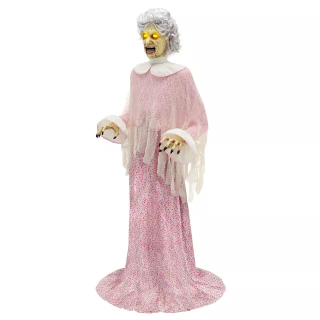 5 Ft 8 In Twisted Grandma Animatronic