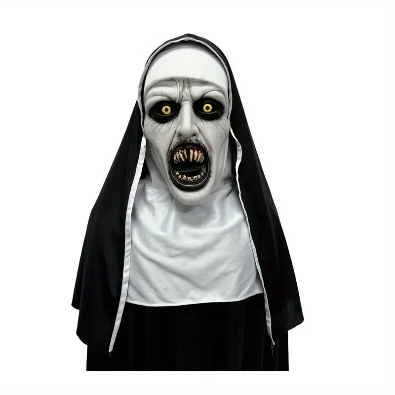 🎃Horror Latex Nun Mask😈