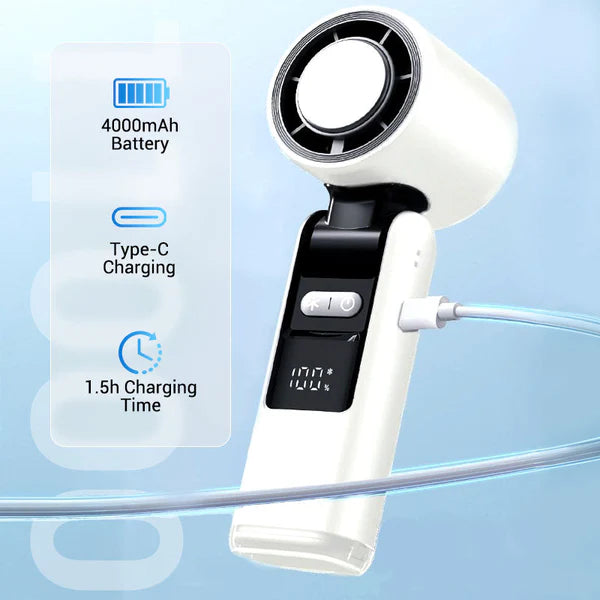 ❄️ Mini Handheld Cooling Fan