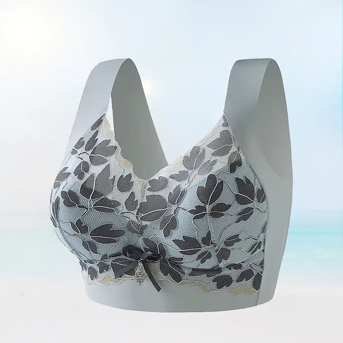 Elastic non-wired bra