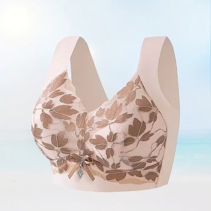 Elastic non-wired bra