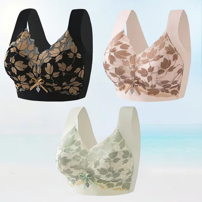 Elastic non-wired bra