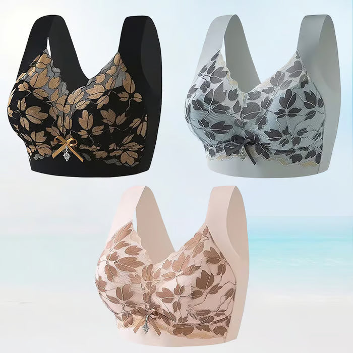 Elastic non-wired bra