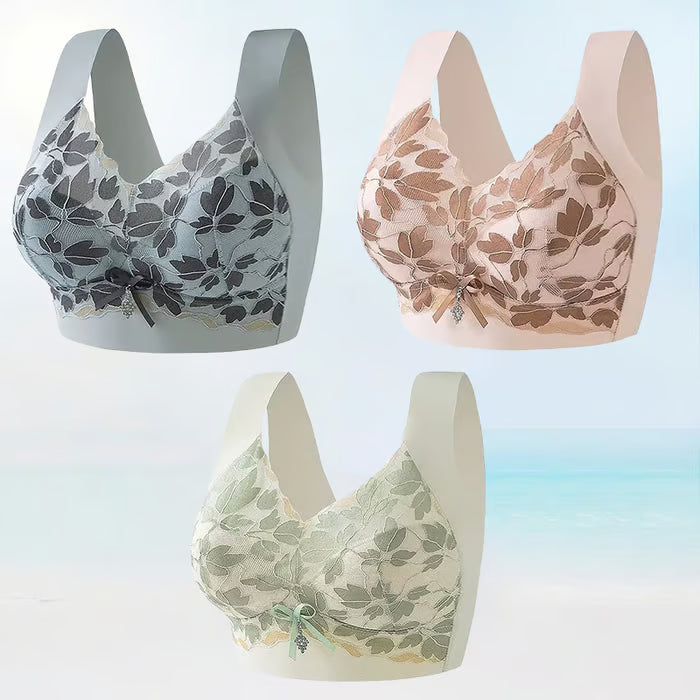 Elastic non-wired bra