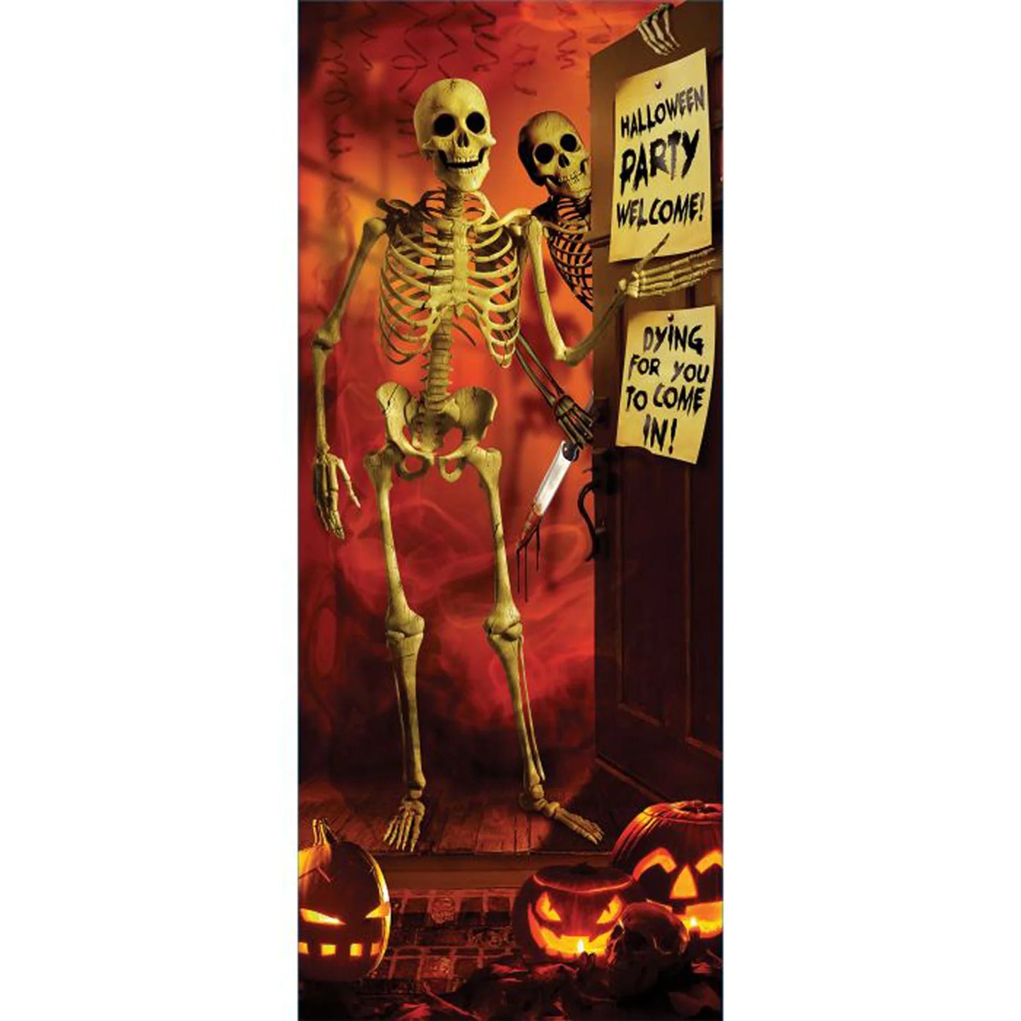 Creepy Look Door Cover, Assortment, 1 Count