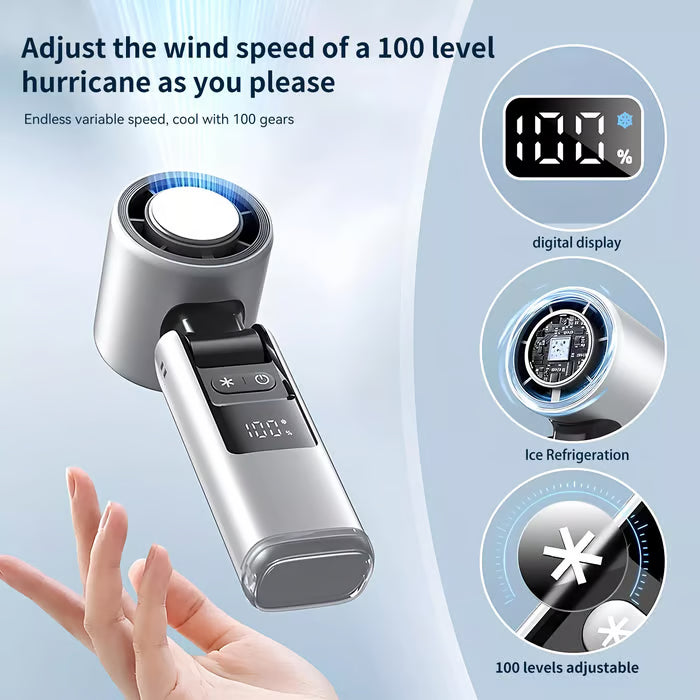 ❄️ Mini Handheld Cooling Fan