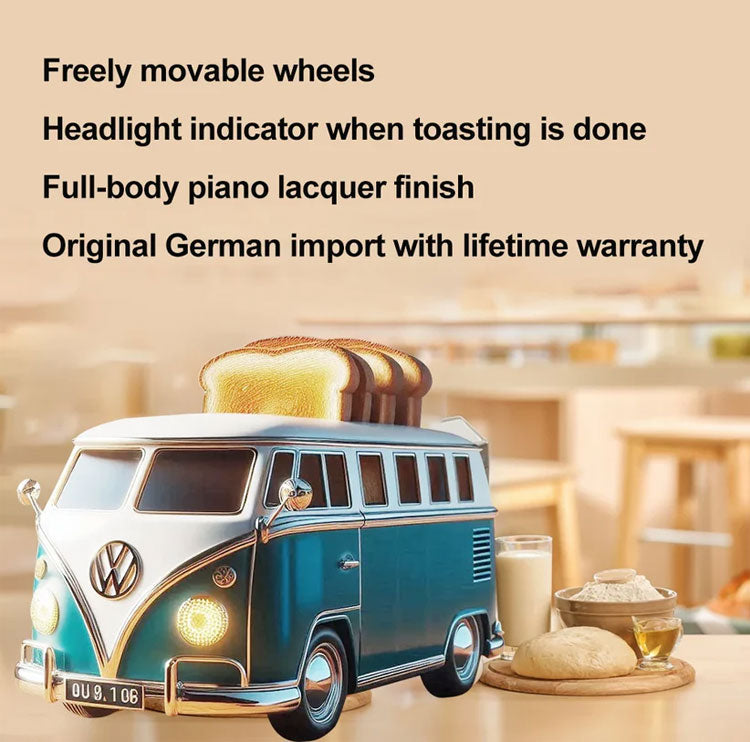 Bus Shaped Toaster: Toasting in Retro Style