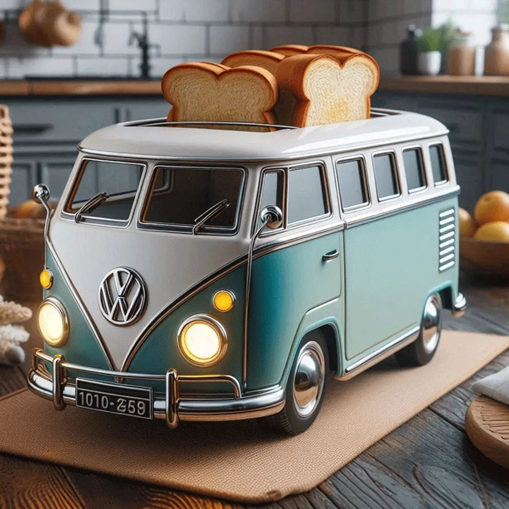 Bus Shaped Toaster: Toasting in Retro Style
