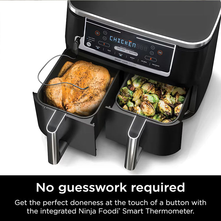 6-in-1 Smart 10-Quart Double Basket Air Fryer