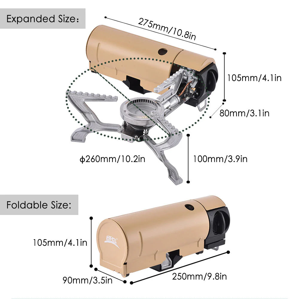 A must-have foldable gas stove for home/outdoors
