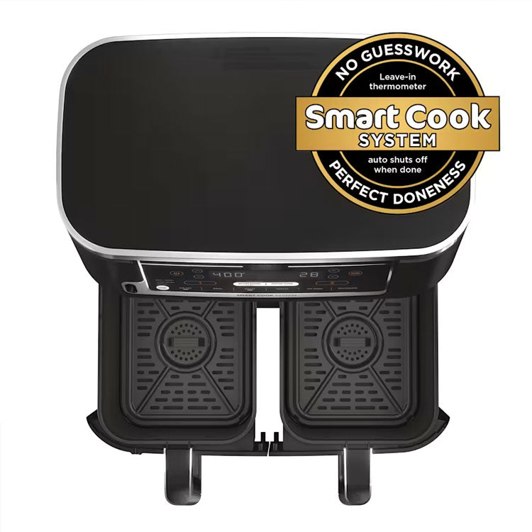 6-in-1 Smart 10-Quart Double Basket Air Fryer