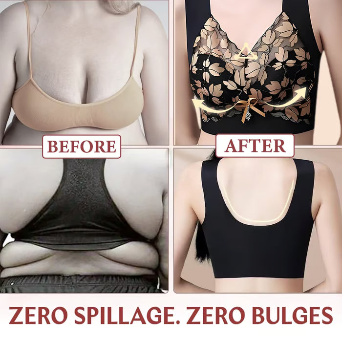 Elastic non-wired bra