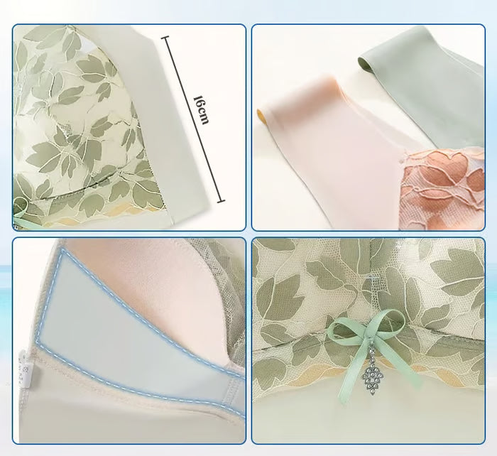 Elastic non-wired bra