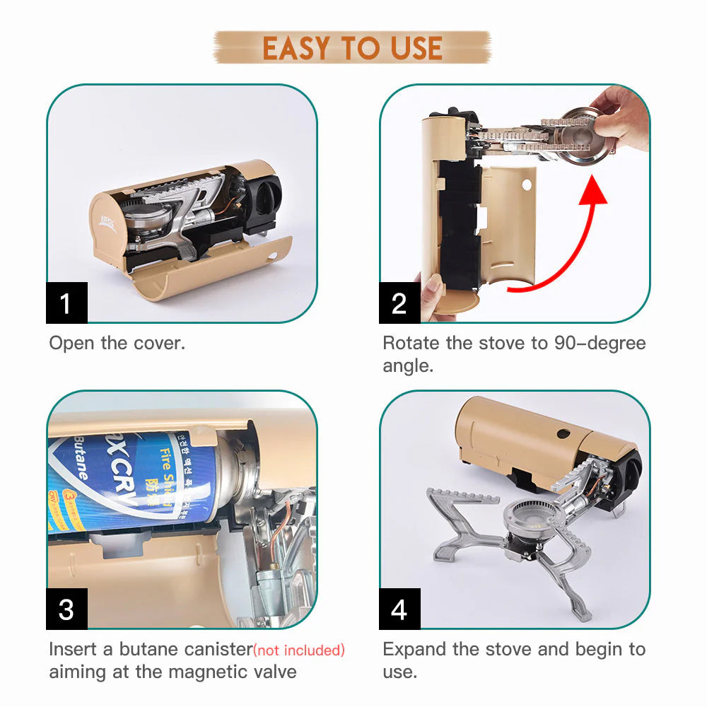 A must-have foldable gas stove for home/outdoors