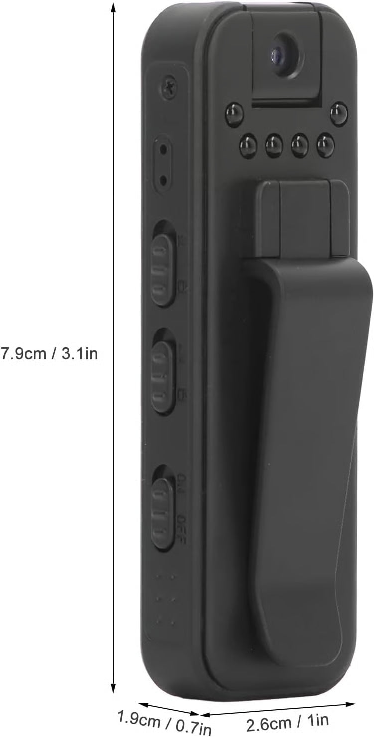 Almost Gone-HD 1080P Rechargeable Mini Body Camera With Night Vison&Rotating Lens