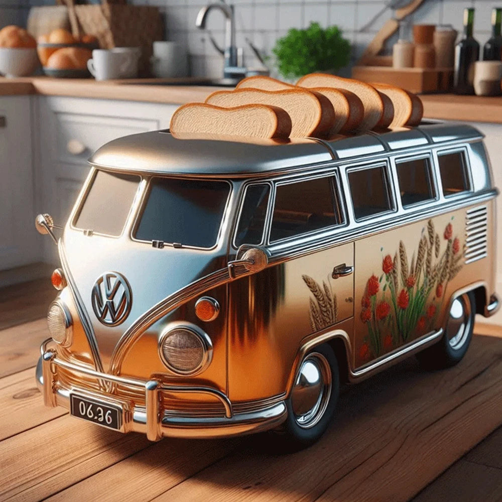 Bus Shaped Toaster: Toasting in Retro Style
