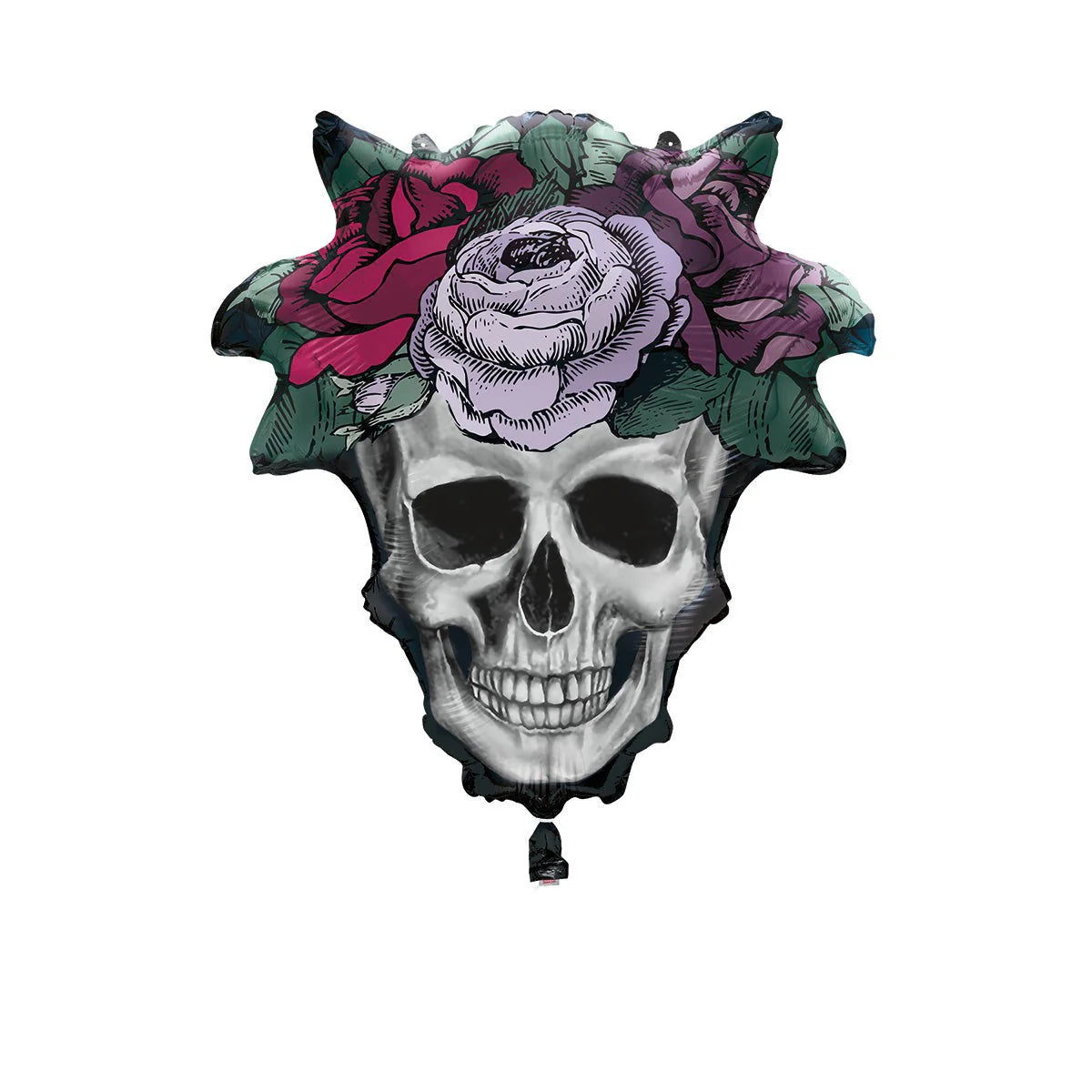 Floral Skull Supershape Foil Balloon