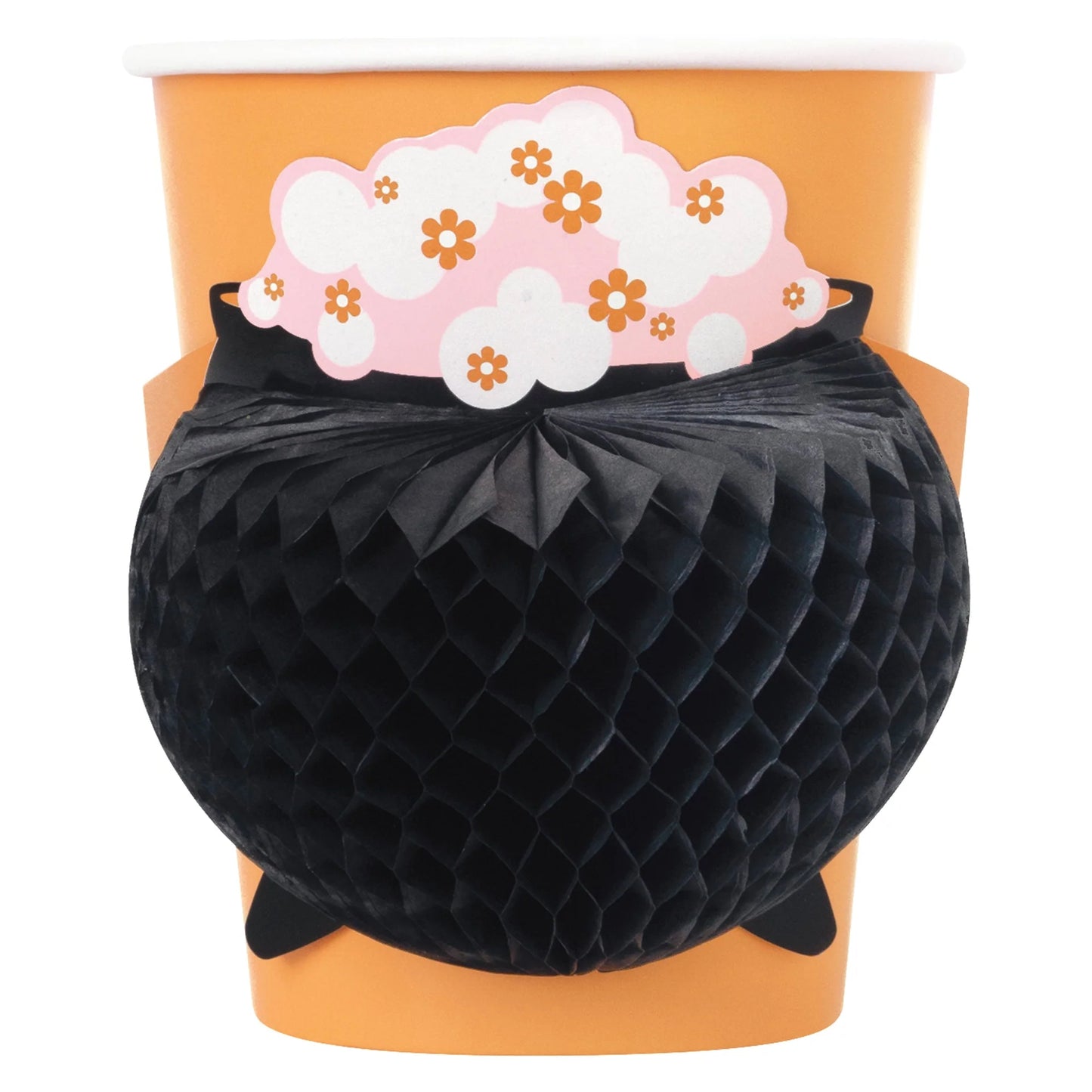Groovy Halloween Paper Cups with Pop-Outs,