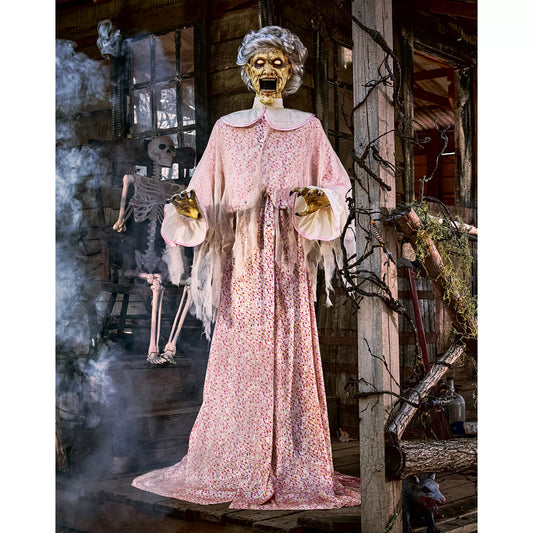 5 Ft 8 In Twisted Grandma Animatronic
