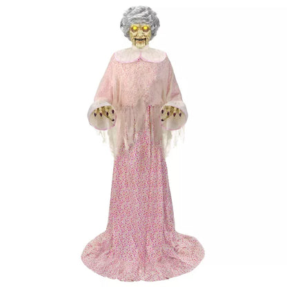 5 Ft 8 In Twisted Grandma Animatronic