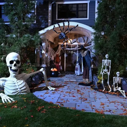 🎃Towering Skeleton with LED Eyes & Haunting Sounds👻（Limited Stock）