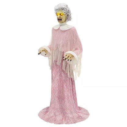 5 Ft 8 In Twisted Grandma Animatronic