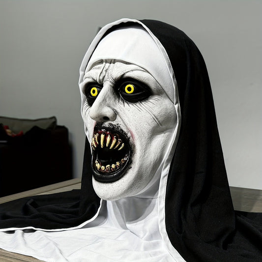 🎃Horror Latex Nun Mask😈