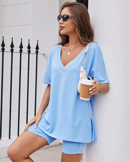 Casual Vibe Comfy Oversized 2-Piece Lounge Set