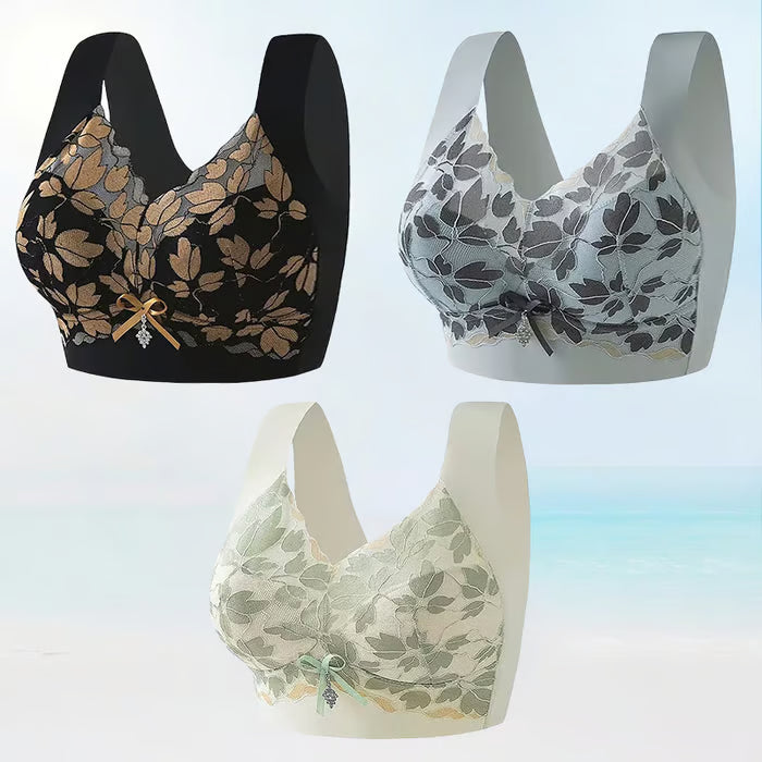 Elastic non-wired bra