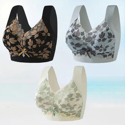 Elastic non-wired bra