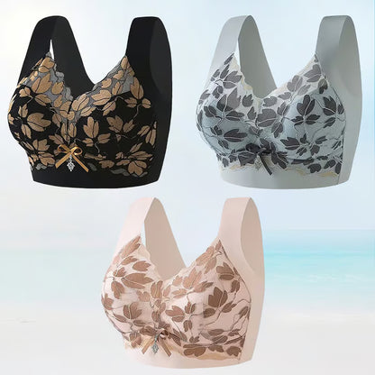 Elastic non-wired bra