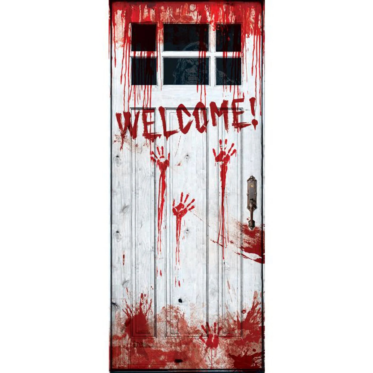 Creepy Look Door Cover, Assortment, 1 Count