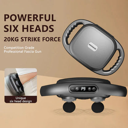 [Hot sale]Multi-Functional Automatic 12-Head Muscle Massage Gun