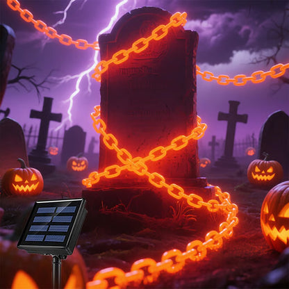 💥Halloween Chain-Link String Lights✨🕯️