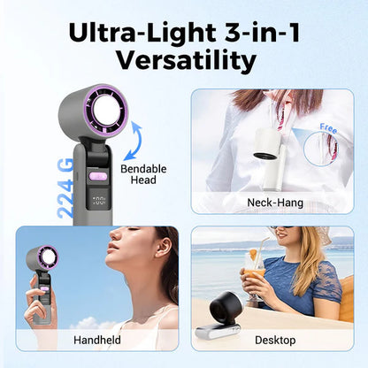 ❄️ Mini Handheld Cooling Fan