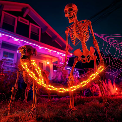 💥Halloween Chain-Link String Lights✨🕯️