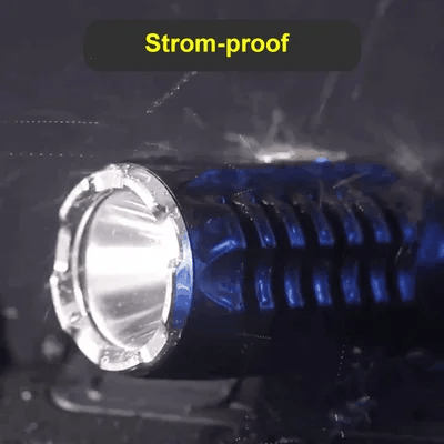 Multifunctional waterproof strong light flashlight