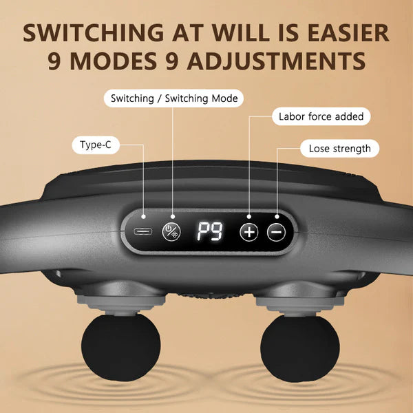 [Hot sale]Multi-Functional Automatic 12-Head Muscle Massage Gun