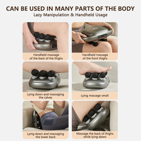 [Hot sale]Multi-Functional Automatic 12-Head Muscle Massage Gun