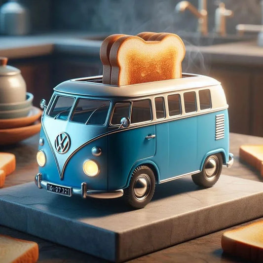 Bus Shaped Toaster: Toasting in Retro Style