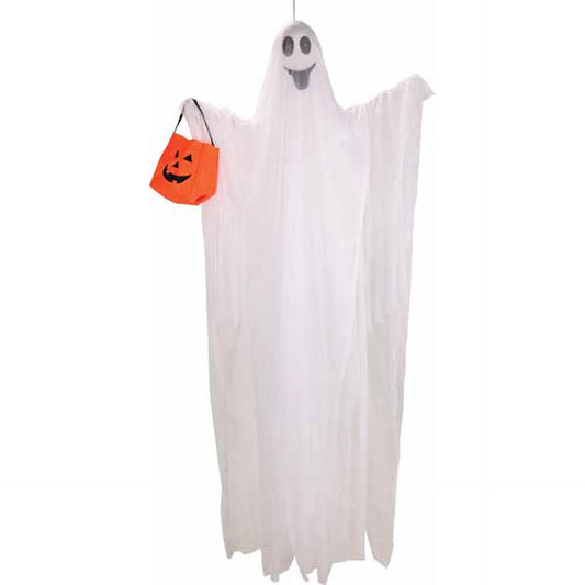 Hanging Ghost with Pumpkin Bag, 70 Inches, 1 Count