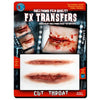 3D FX Transfers Cut Throat Latex Free Prosthetic