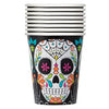 Day of the Dead Sugar Skulls paper cups