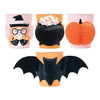 Groovy Halloween Paper Cups with Pop-Outs,